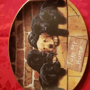 Limited edition fine porcelain decorative plate